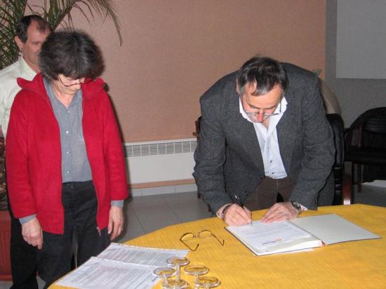 signature de la convention