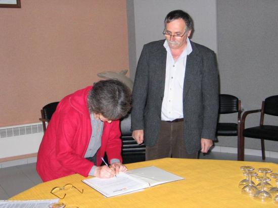 signature de la convention